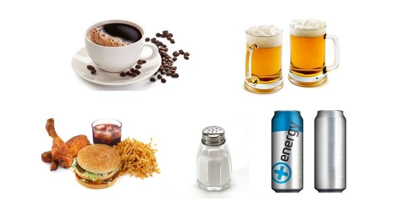 foods and drinks harmful to potency