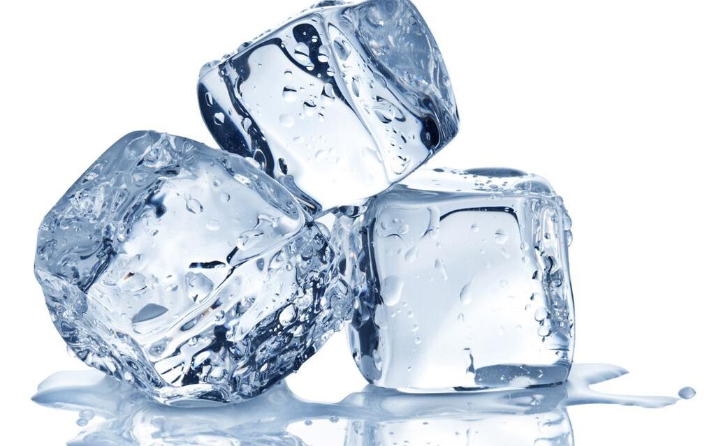 Ice cubes to increase potency