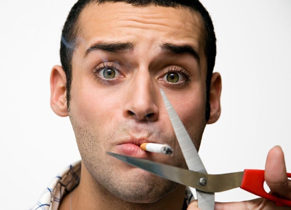 Quitting smoking strengthens male potency
